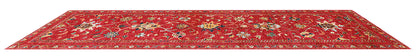Tappeto Ziegler Decorativo floreale, fatto a mano 301x83cm