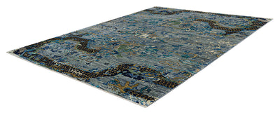 Tappeto Moderno Afghan Dragon, fatto a mano 235x174cm - CarpetLiving