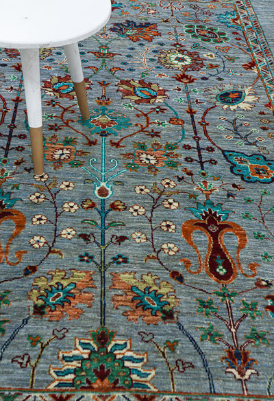 Tappeto Ziegler Decorativo floreale, fatto a mano 239x169cm - CarpetLiving