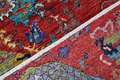 Tappeto Moderno Afghan Dragon, fatto a mano 292x203cm - CarpetLiving