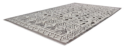 Tappeto design moderno bianco stile berbero, fatto a mano 294x208cm - CarpetLiving