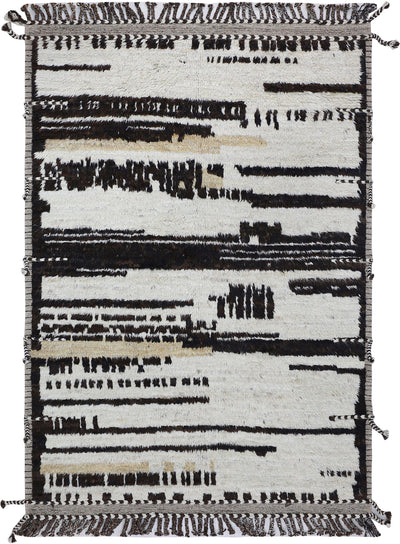 Tappeto design moderno multicolore stile berbero, fatto a mano 242x173cm - CarpetLiving