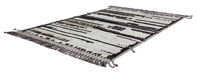 Tappeto design moderno multicolore stile berbero, fatto a mano 242x173cm - CarpetLiving
