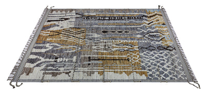 Tappeto design moderno multicolore stile berbero, fatto a mano 323x247cm
