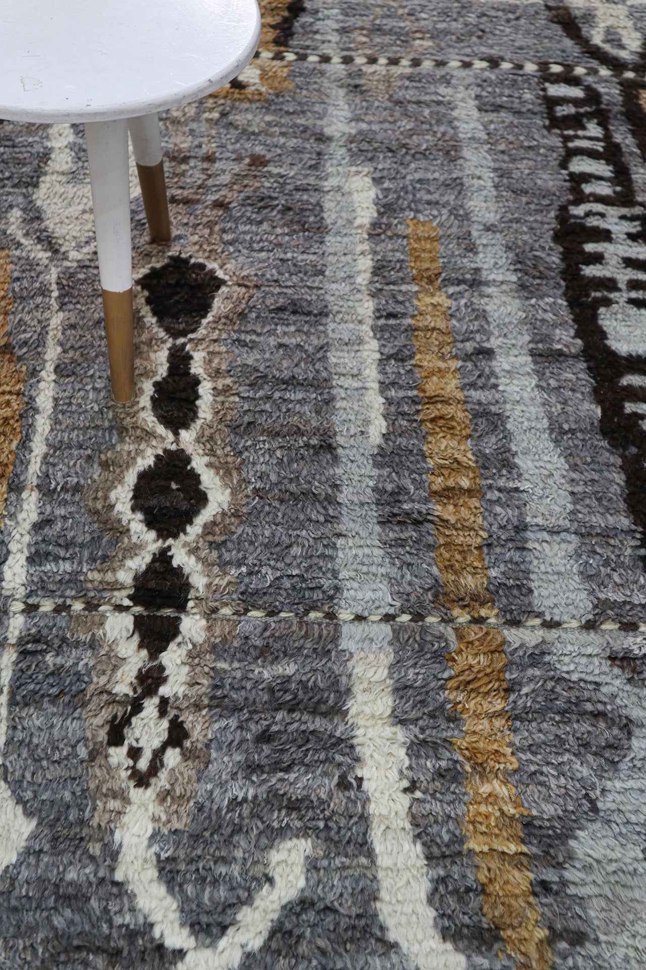 Modern design multi Berber style carpet, handmade 323x247cm