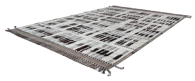 Tappeto design moderno bianco stile berbero, fatto a mano 311x218cm - CarpetLiving