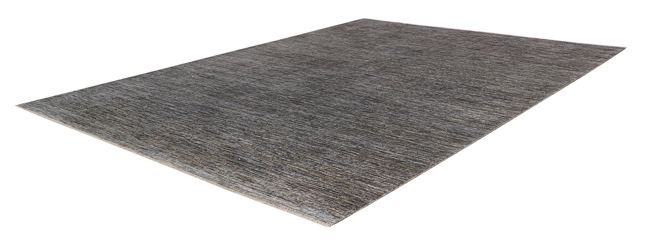 Handmade Afghan Dark Grey Wool Rug 260_198 cm