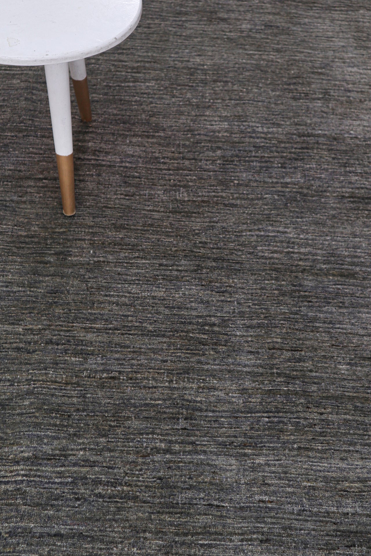 Handmade Afghan Dark Grey Wool Rug 260_198 cm