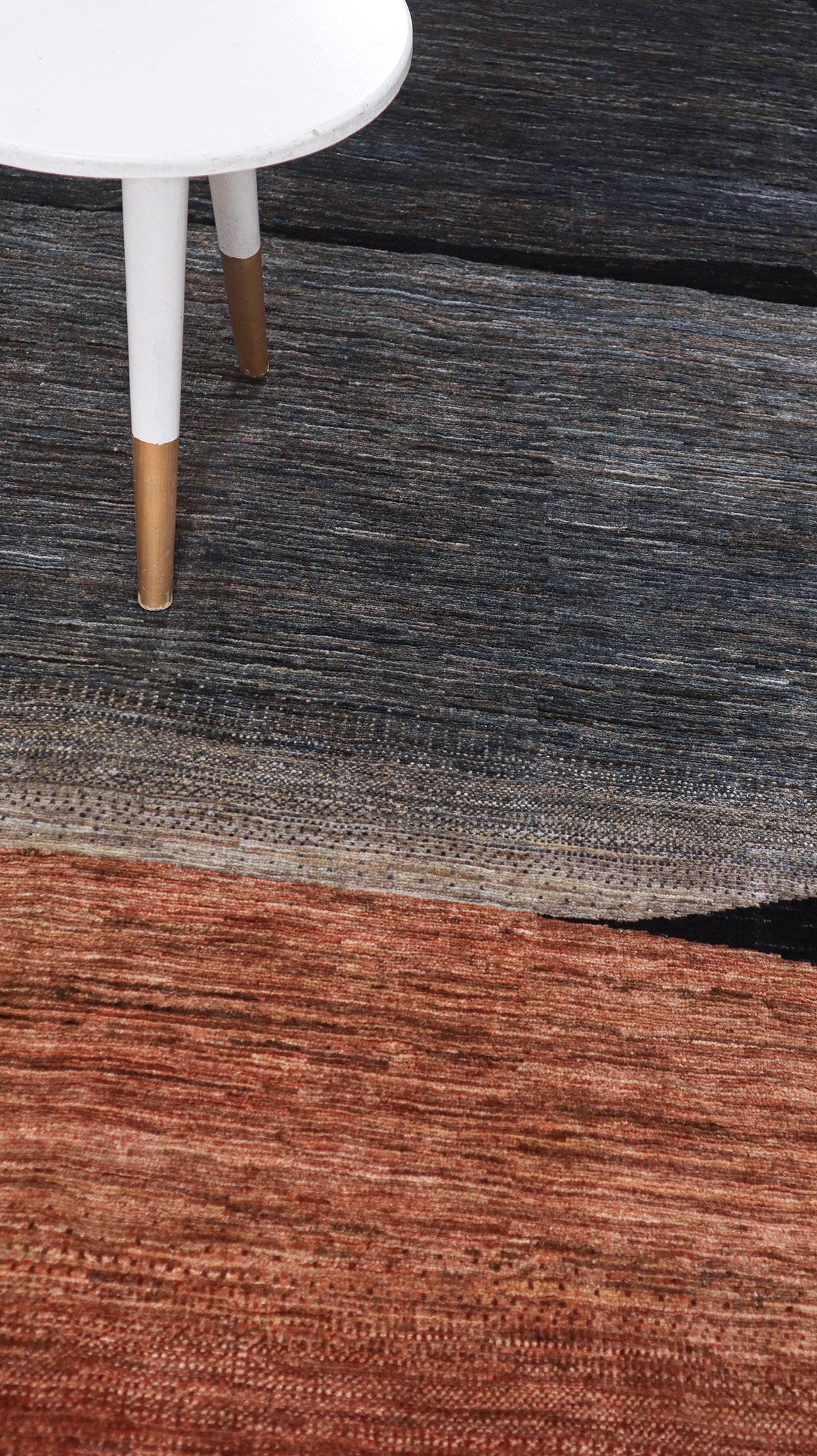 Modern design wool carpet, handmade, multi, 286x222cm