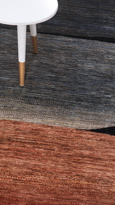 Tappeto moderno di design, fatto a mano, multicolore,  286x222cm - CarpetLiving