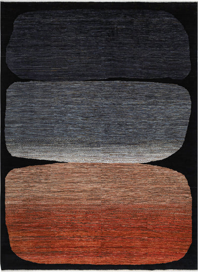 Tappeto moderno di design, fatto a mano, multicolore,  294x220cm - CarpetLiving