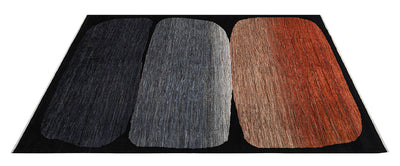 Tappeto moderno di design, fatto a mano, multicolore,  294x220cm - CarpetLiving