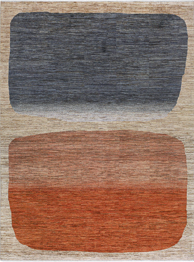 Tappeto moderno di design, fatto a mano, multicolore,  290x216cm - CarpetLiving