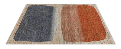 Tappeto moderno di design, fatto a mano, multicolore,  290x216cm - CarpetLiving