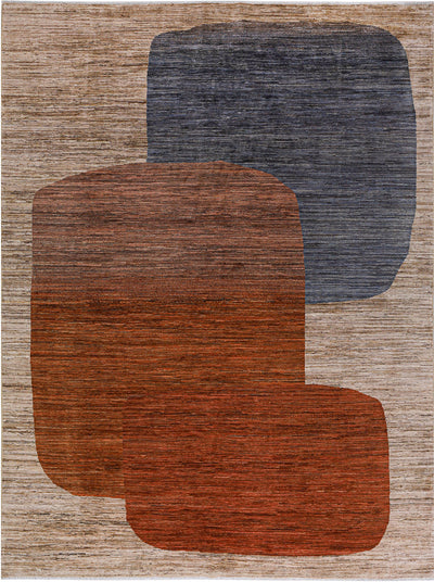 Tappeto moderno di design, fatto a mano, multicolore,  295x220cm - CarpetLiving