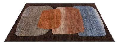 Tappeto moderno di design, fatto a mano, multicolore,  298x230cm - CarpetLiving