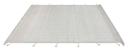 Modern design white Berber style carpet, handmade 306x202cm