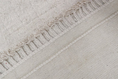 Tappeto design moderno bianco stile berbero, fatto a mano 296x249cm