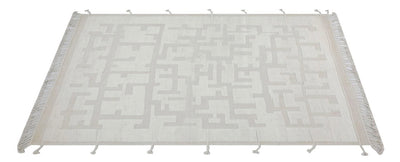Tappeto design moderno bianco stile berbero, fatto a mano 292x204cm - CarpetLiving