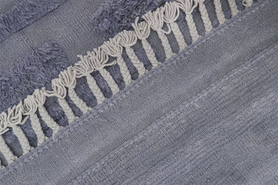 Tappeto design moderno blu stile berbero, fatto a mano 342x255cm - CarpetLiving