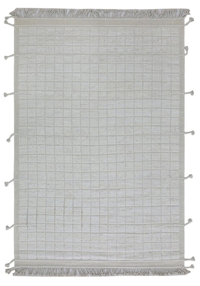Tappeto design moderno bianco stile berbero, fatto a mano 298x204cm - CarpetLiving