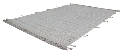 Tappeto design moderno bianco stile berbero, fatto a mano 298x204cm - CarpetLiving