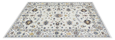Tappeto Ziegler Decorativo floreale, fatto a mano 218x152cm