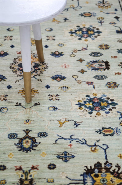 Tappeto Ziegler Decorativo floreale, fatto a mano 218x152cm