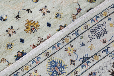 Tappeto Ziegler Decorativo floreale, fatto a mano 218x152cm