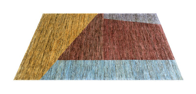 Tappeto Moderno in lana, fatto a mano, design geometrico 232x164cm