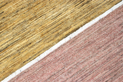 Handmade Modern Wool Rug, Geometric Design, 235x161cm