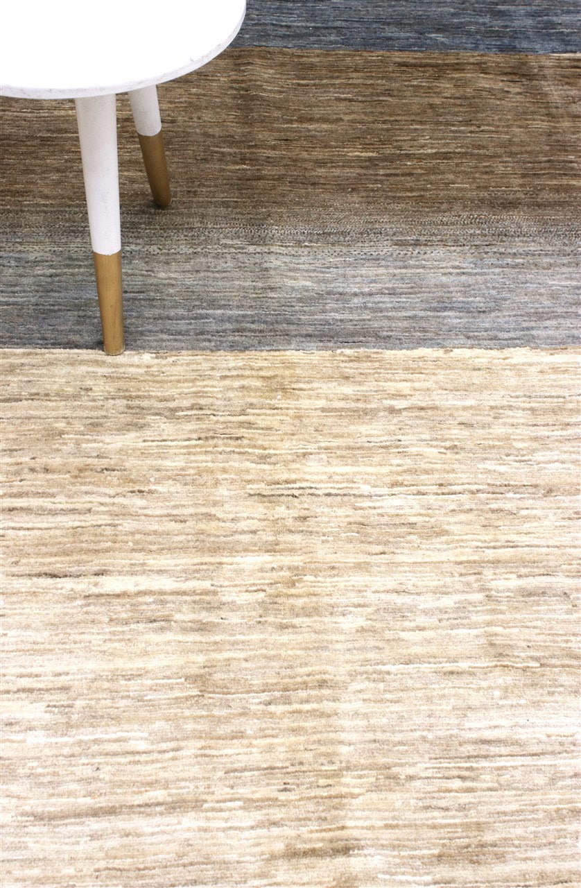 Modern design wool carpet, handmade, multi, 227x167cm