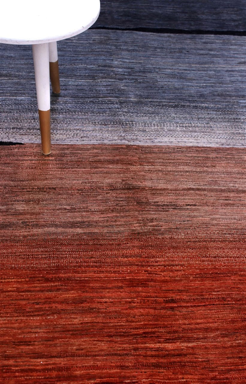 Modern design wool carpet, handmade, multi, 227x170cm