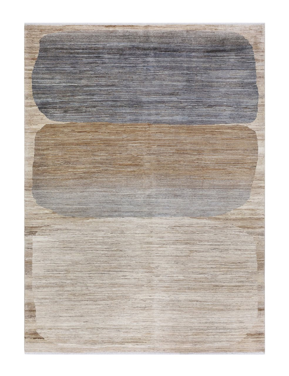 Modern design wool carpet, handmade, multi, 236x170cm