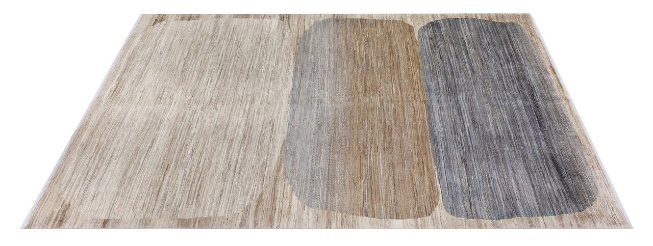 Modern design wool carpet, handmade, multi, 236x170cm