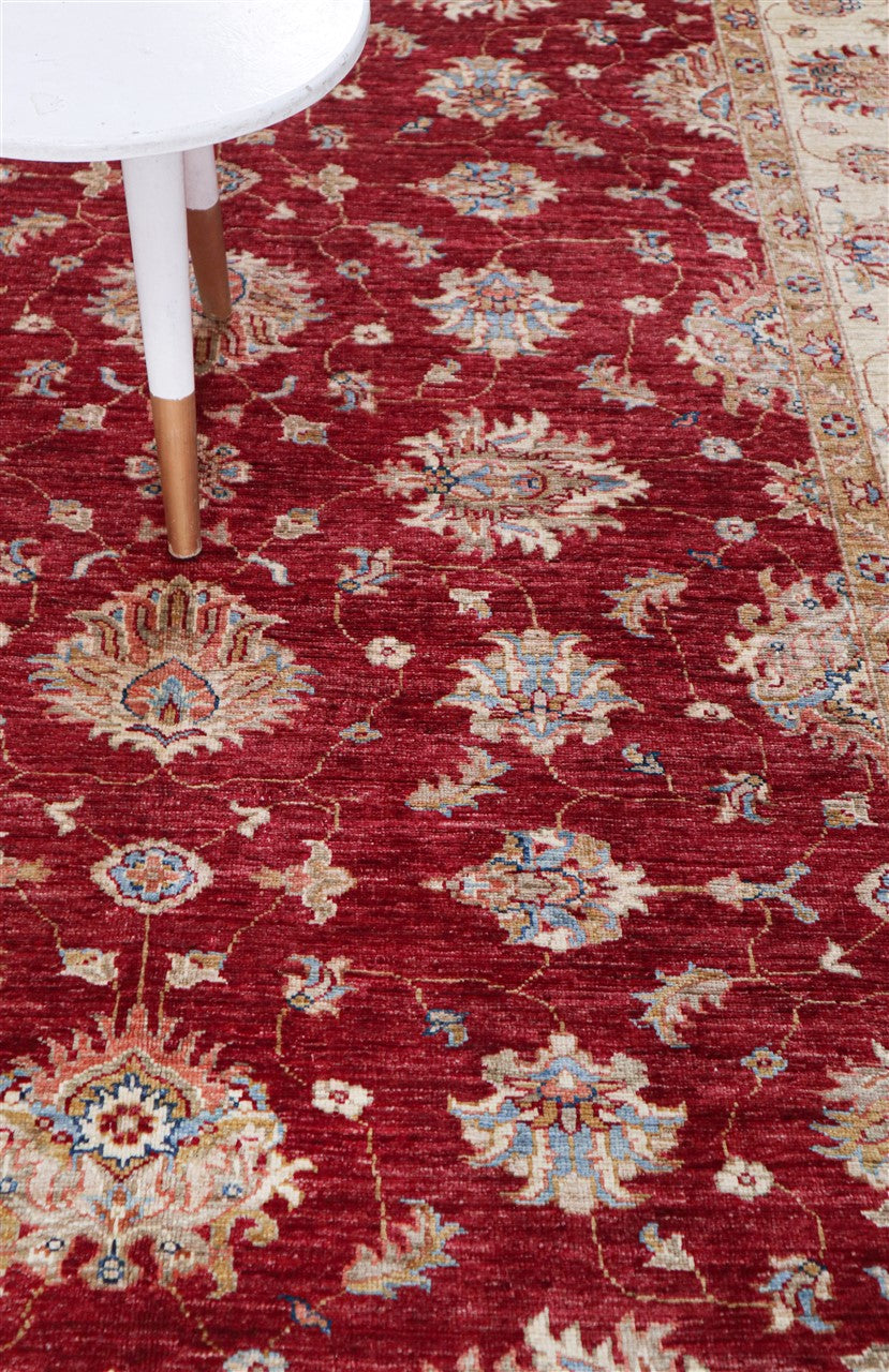 Handmade Premium Ziegler Farahan Wool Rug, 237x171cm