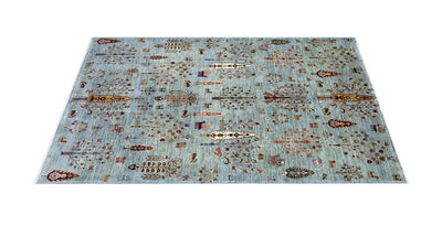 Tappeto Ziegler Decorativo floreale, fatto a mano 255x176cm