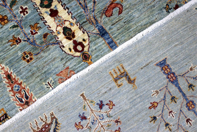 Tappeto Ziegler Decorativo floreale, fatto a mano 255x176cm