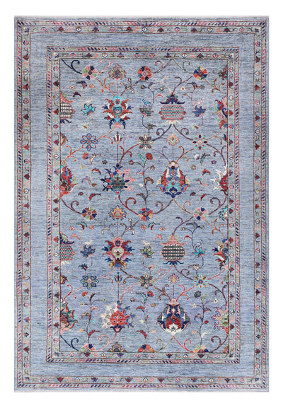 Handmade Ziegler Decorative Floral Rug, 247x167cm