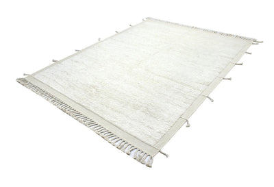 Tappeto design moderno bianco stile berbero, fatto a mano 304x248cm - CarpetLiving