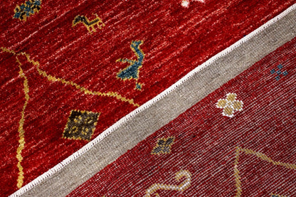 Handmade Tribal Berber Style Rug, 199x153cm