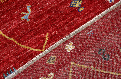 Handmade Tribal Berber Style Rug, 202x153cm