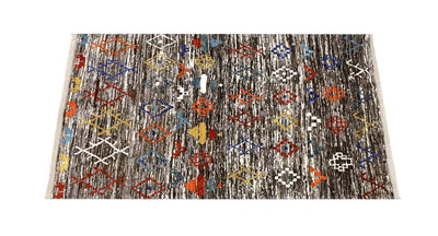 Tappeto stile berbero tribale, fatto a mano 235x175cm