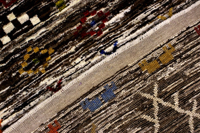 Tappeto stile berbero tribale, fatto a mano 203x155cm
