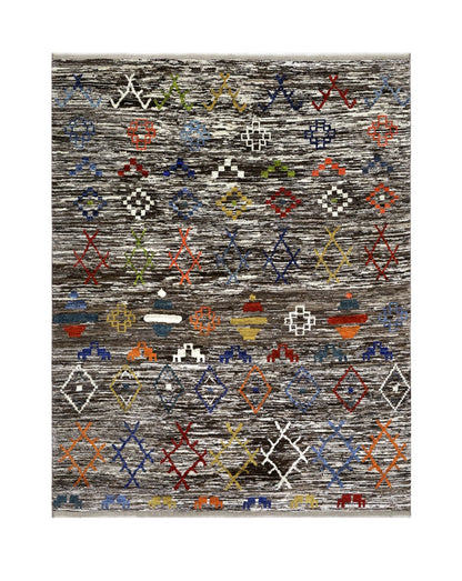 Handmade Tribal Berber Style Rug, 294x238cm