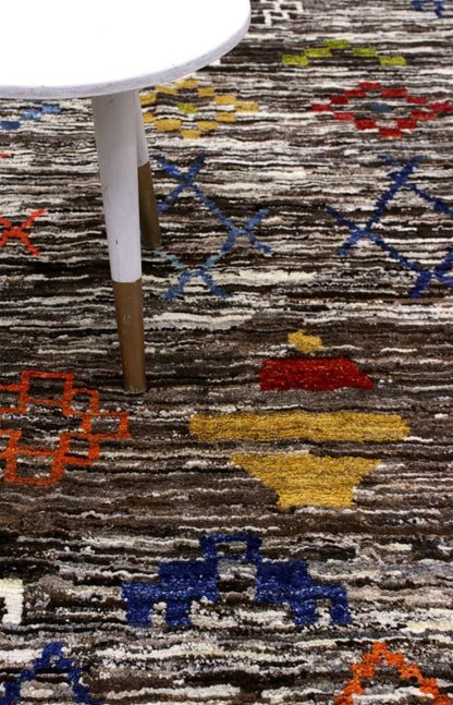 Handmade Tribal Berber Style Rug, 294x238cm