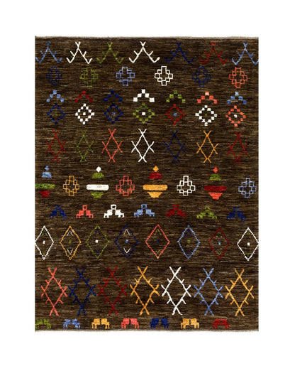 Handmade Tribal Berber Style Rug, 295x234cm