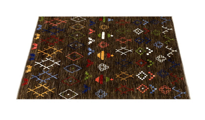 Handmade Tribal Berber Style Rug, 295x234cm