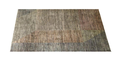 Handmade Modern Wool Rug, Geometric Design, 244x166cm