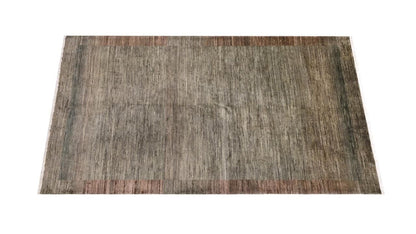 Handmade Modern Wool Rug, Geometric Design, 242x173cm